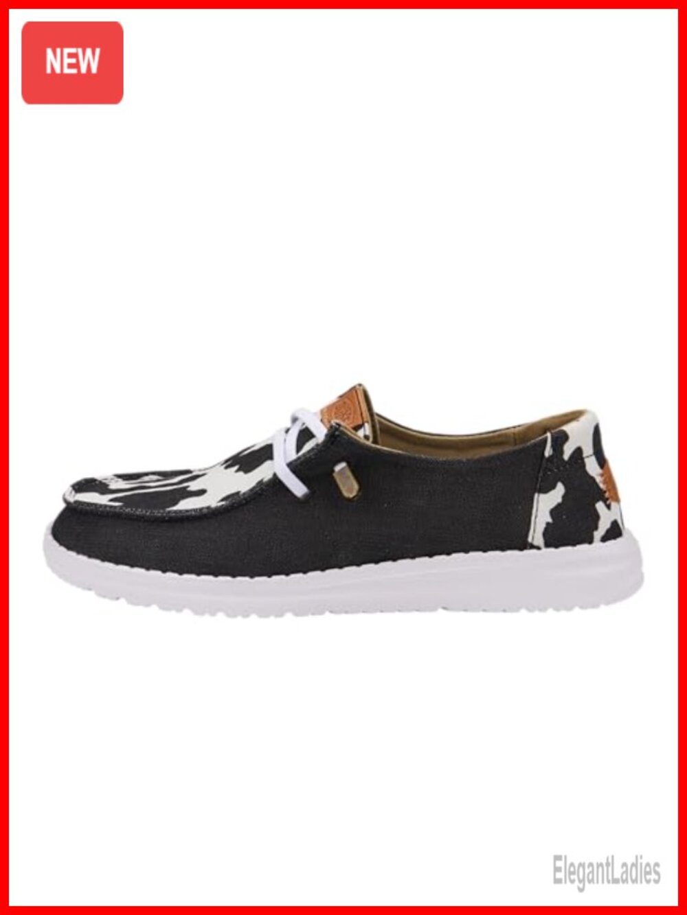 Wendy Animal Print Slip-On Loafers Memory Foam Cushioned Casual Walking Shoes
